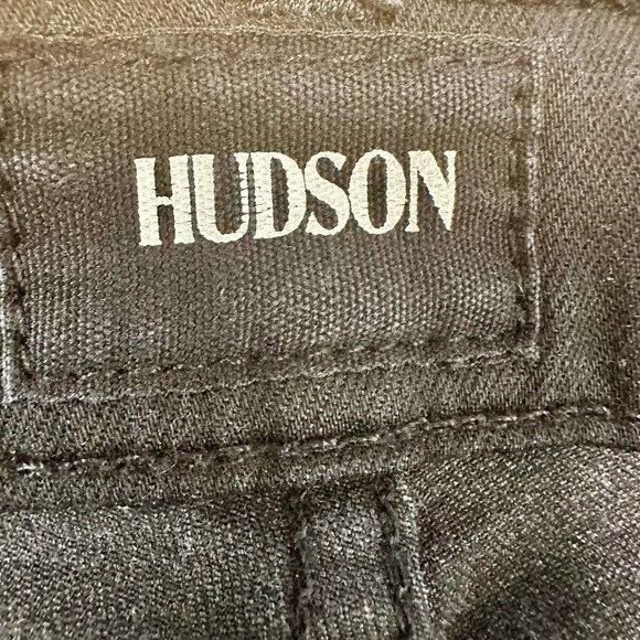 HUDSON Anthropologie‎ Low-Rise Skinny Jeans Women’s 25X28 Black Krista Ankle - Picture 6 of 12